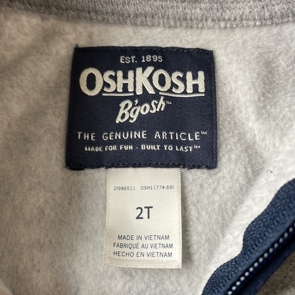 OshKosh B’Gosh Toddler Fleece Pullover - Picture 5 of 7